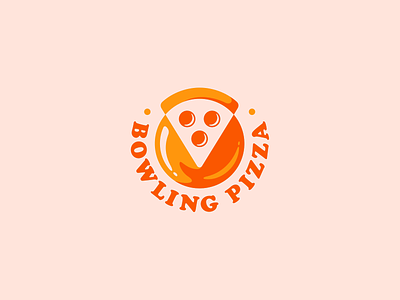 Bowling Pizza bowling branding dribbble graphic design illustration logo pepperoni pizza pizzeria sport vintage