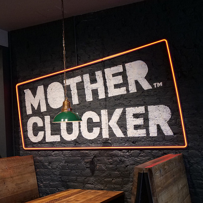 Mother Clucker digital design graphic design