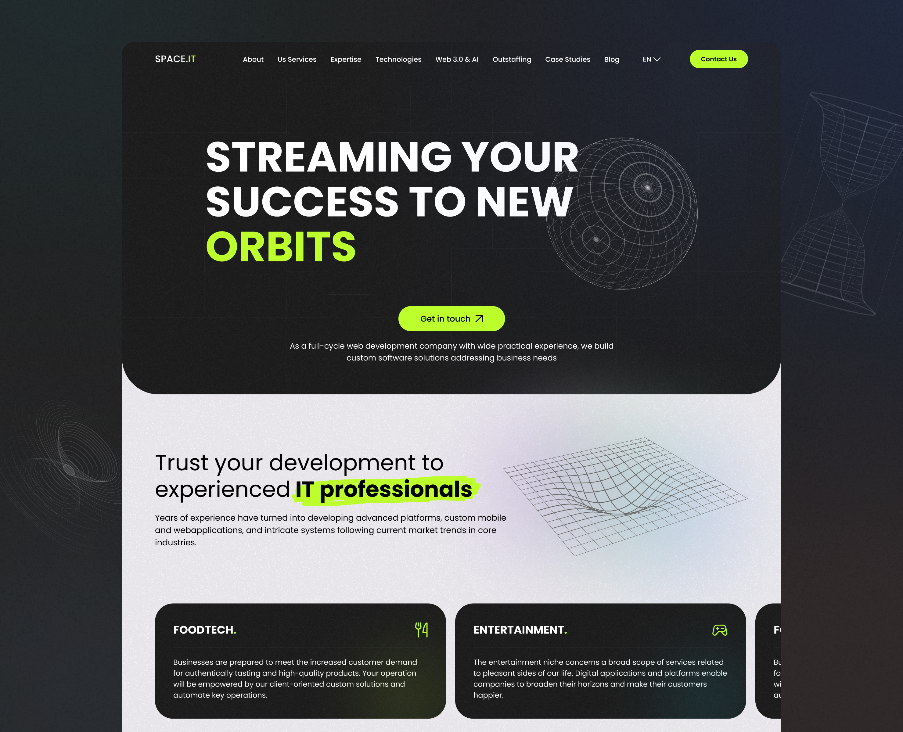 Example of SPACE.IT | Software Engineering Company