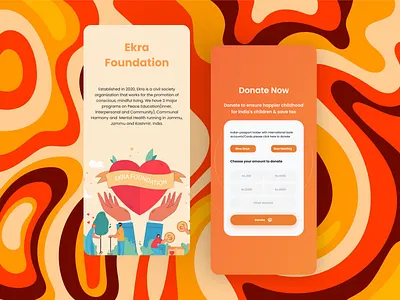 NGO UI Design 2d 3d design designer dribble graphic designer graphic designing illustration logo ui