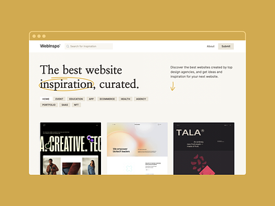 Inspiration Webflow Website Template design gold inspiration outline simple template web design webflow