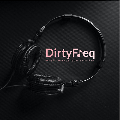 DirtyFreq Music Brand Logo app better logo branding design flat logo graphic design illustration logo logs music logo song logo sound logo vector