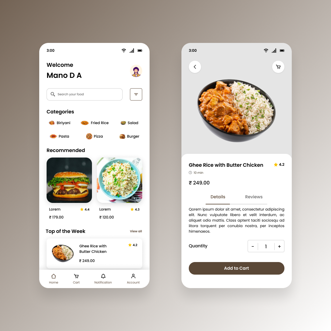 Food Delivery Mobile App By Mano Selva Vijay Da On Dribbble 0568