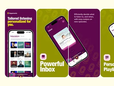 Superphonic App Store Screenshots animation app store app ui apple branding clean design graphic design illustration interface interfacedesign ios ui logo mobile app design ui ui design uiux ux design