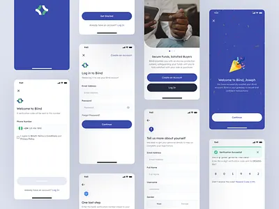 Biind Escrow Payment App appdesign design payment uidesign uiux