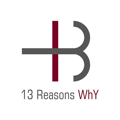 13 Reasons WHY| Logo design logo typography