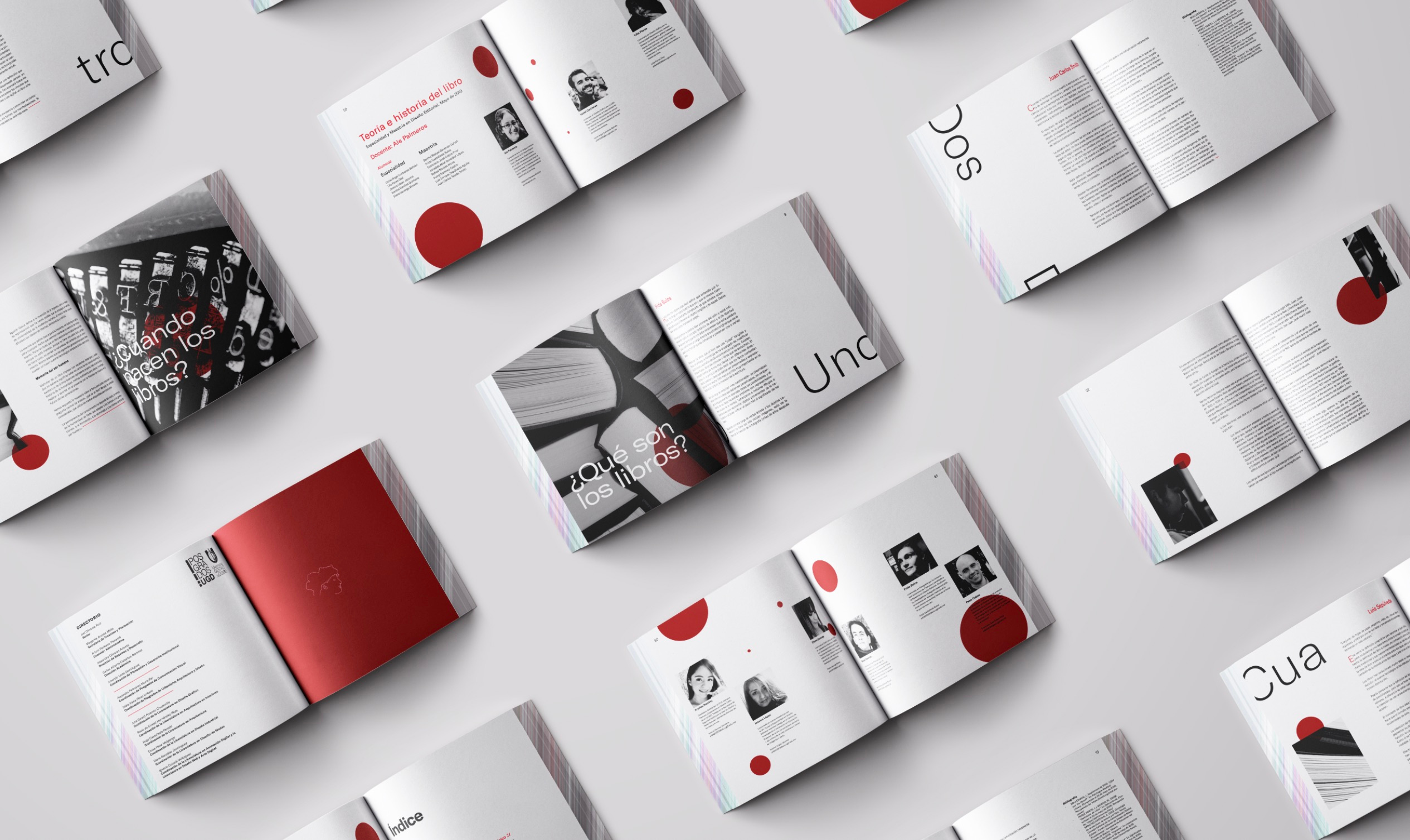 Minerva Book of Master's in Editorial Design Essays book book design design editorial design graphic design red