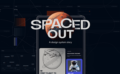 SPACED OUT — IPTS' Design System Story bentogrid dsm ipts product shuddle space tablet ui web website