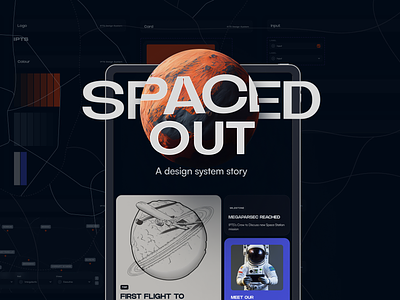 SPACED OUT — IPTS' Design System Story bentogrid dsm ipts product shuddle space tablet ui web website