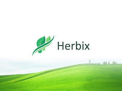 Herbix | Organic Logo agriculture agricutural products branding herbal logo natural nature brand organic logo tree