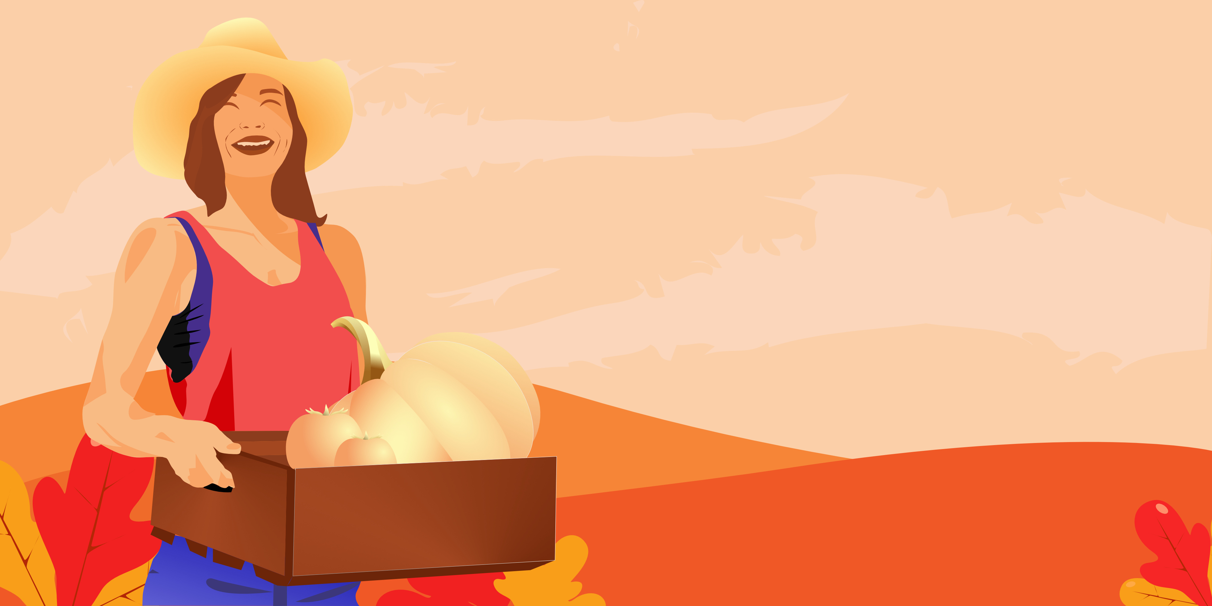 HARVESTER agriculture combine corn farm harvester harvesting illustration vector