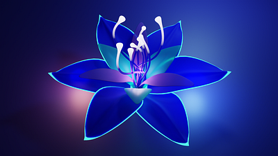 Glowing flower app branding design graphic design illustration logo typography ui ux vector