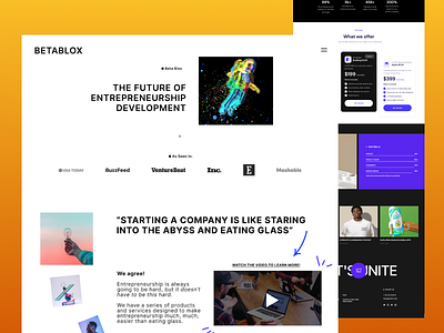Entrepreneurial Advancement branding design graphic design ui ux web design