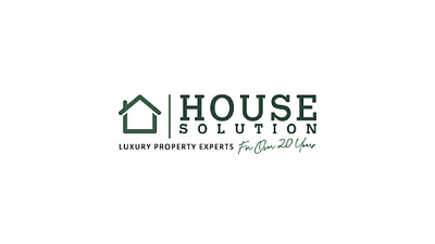 House solution branding design graphic design illustration logo vector