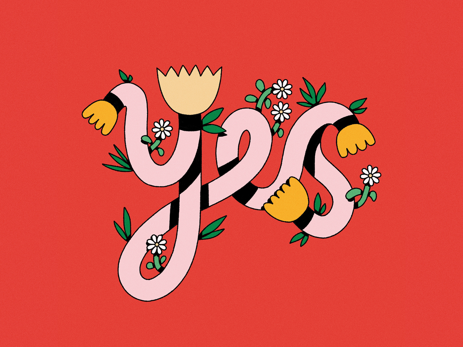 yes-by-kseniia-puzrova-on-dribbble