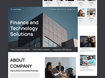 ArrowCompany ui web design website design