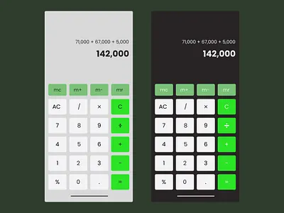 a standard calculator dailyui productdesign ui uiuxdesign ux