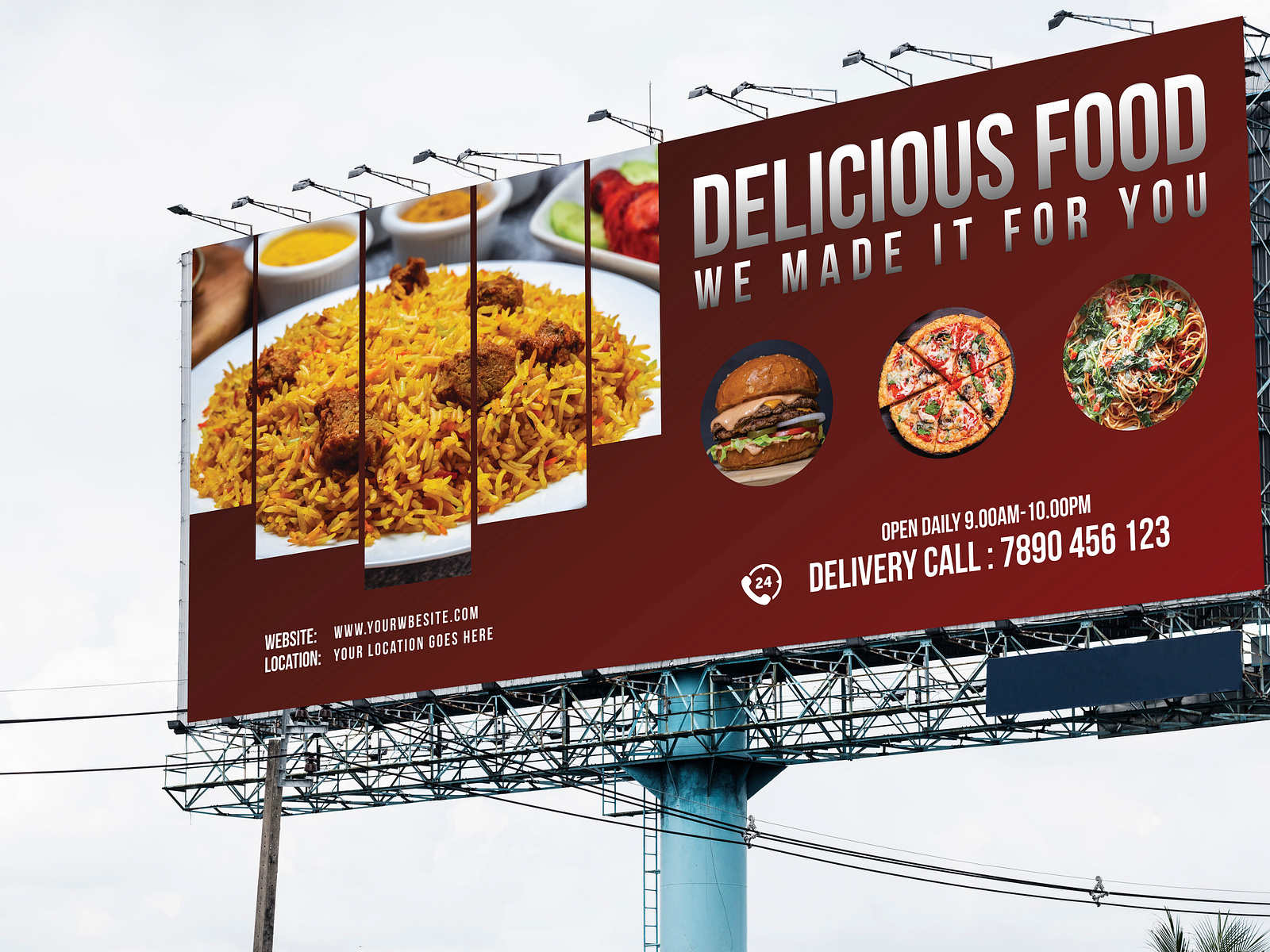 Food Billboard Design by Md. Monirul Islam on Dribbble