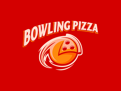 Bowling Pizza bowling branding dribbble graphic design illustration logo pepperoni pizza pizzeria sportlogo strike vector art