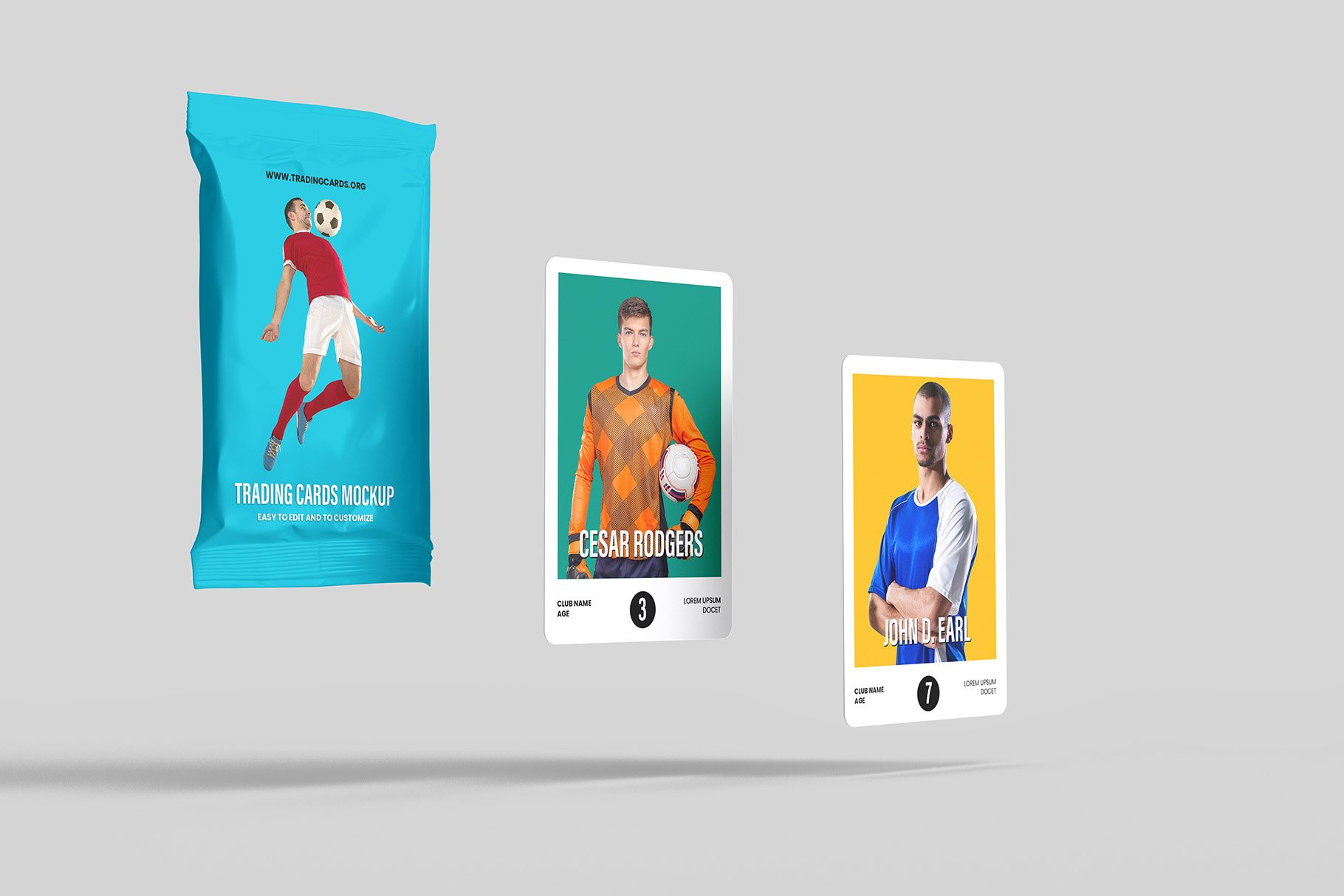 Trading Cards Mockup - 9 views by Illusiongraphic Design on Dribbble