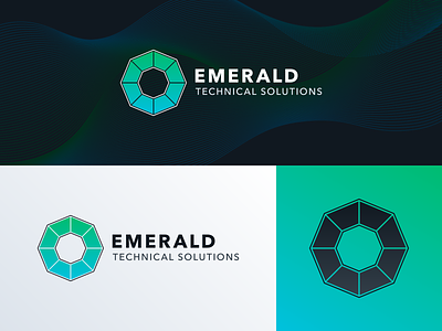 Emerald Logo branding design graphic design illustration logo typography vector