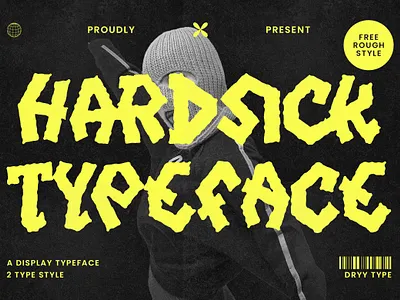 Hardsick - Display Typeface branding cool font displayfont fashion font graffiti graffiti font grunge hypebeast font t shirt design typeface