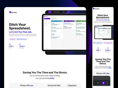 Modern Landing Page app apple best chrome design figma ipad kanban board laravel list modern portfolio saas samsung tailwind tailwindcss ui vue web design