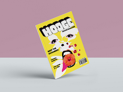 HODGE magazine design graphic design layout logo typography