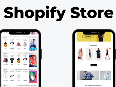 I will create shopify store design or shopify dropshipping, shop ads ecpert design dropdhippping website droppshoping store dropshipping dropshippingstore facebook ads illustration instagram ds marketerbabu shoopify store design shopidfy shopify dropshipping shopify store shopify website ui