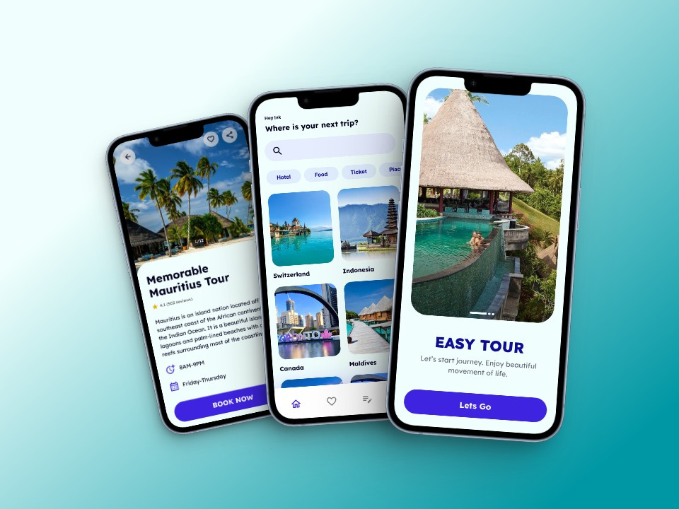 Tour Booking App by Israt Jahan on Dribbble