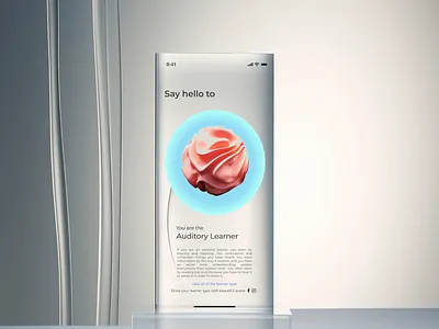 Focus App for Study 3d abstract focus motion study timer ui