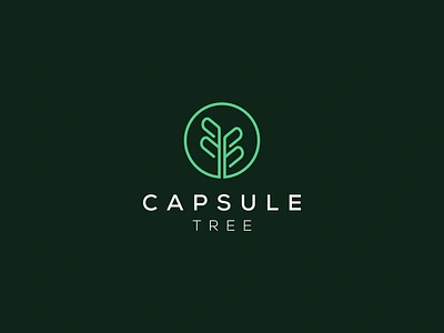 Capsule Tree Logo Design./ Brand Identity 99 design a b c d e f g h i j k l m abstract logo brand identity brand mark branding graphic design icon logo design logomark logos logotype minimal logo minimalist logo modern creative professional n o p q r s t u v w x y z plants popular logo typography visual identity