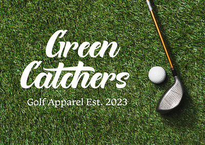 Green Catchers branding design golf golf apparel graphic design logo