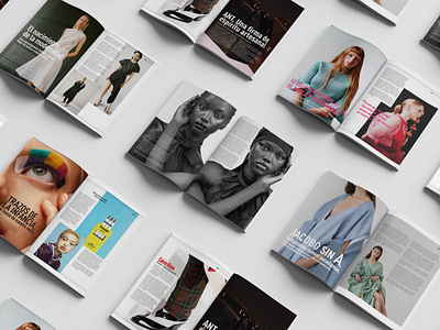 Fashion Magazine by Print Graphic Role on Dribbble