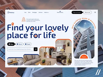 Real Estate Web Platform animation dashboard design homepage landing landing page motion online photo platform property real estate rent ui ux web web design web interaction web ui website