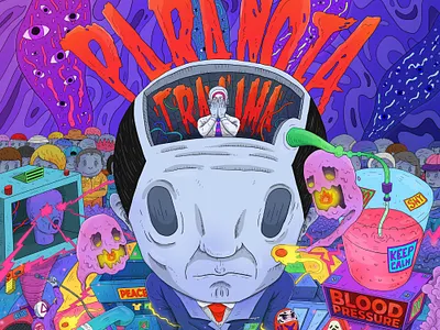 Paranoia Impulse apparel design digital drawing drawing graphic design illustration surrealism