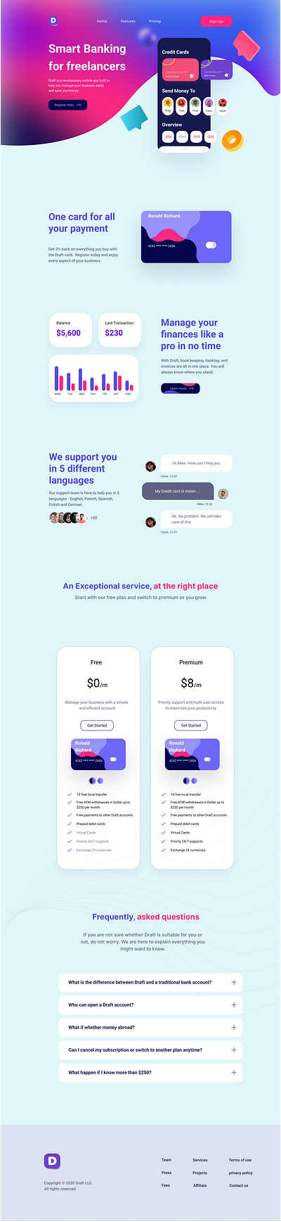 Smart Banking.... design typography ui vector web design