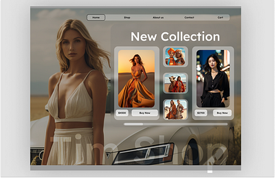 Elegance Redefined Discover the Finest Women's Clothing user interface