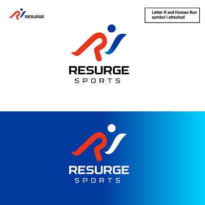 RS and Human Run Sports Logo (unused) branding design graphic design human run illustration letter logo logo rs logo sports logo typography ui vector