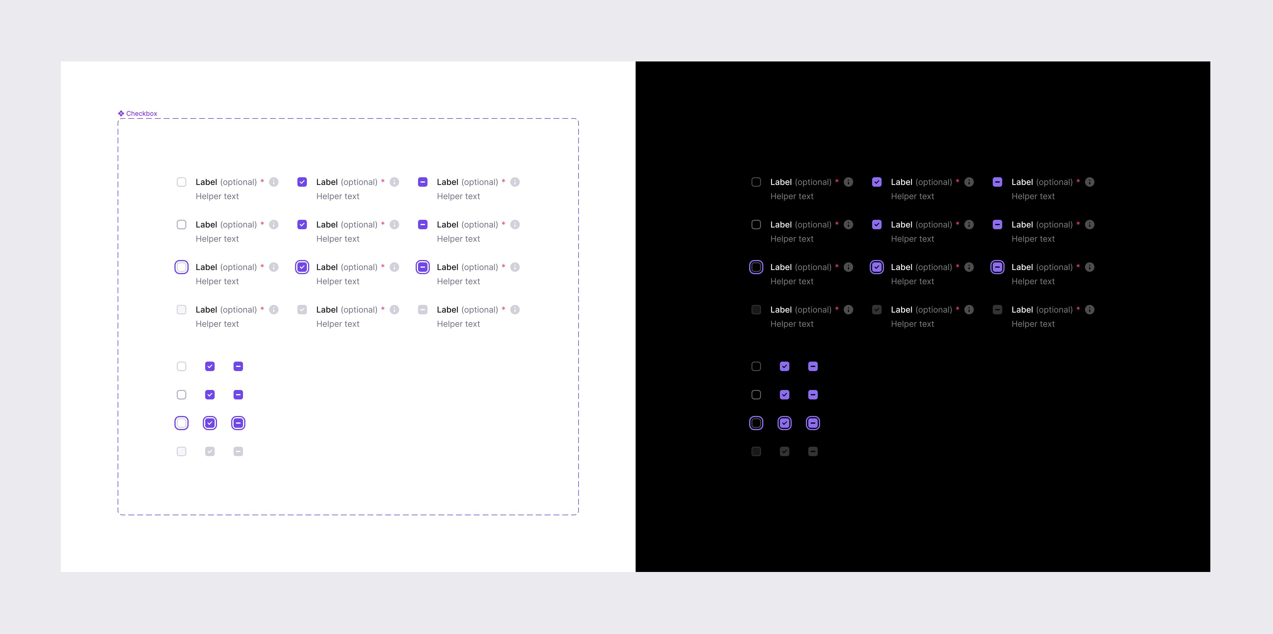 Checkbox ✨ check checkbox checkboxes clean clean ui component dark dark mode design design system figma minimal system ui ui kit ux