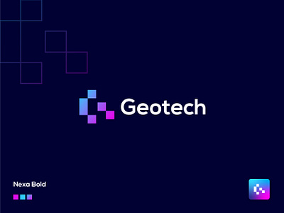 Geotech Logo Design (Unused ) best logo bestlogo brand logo brand logo design branding branding logo graphic design logo logo idea logo type logodesign logofulio