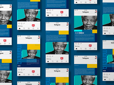 Nelson Mandela adetomiwa.io ads branding graphic design illustration nelson mandela social media