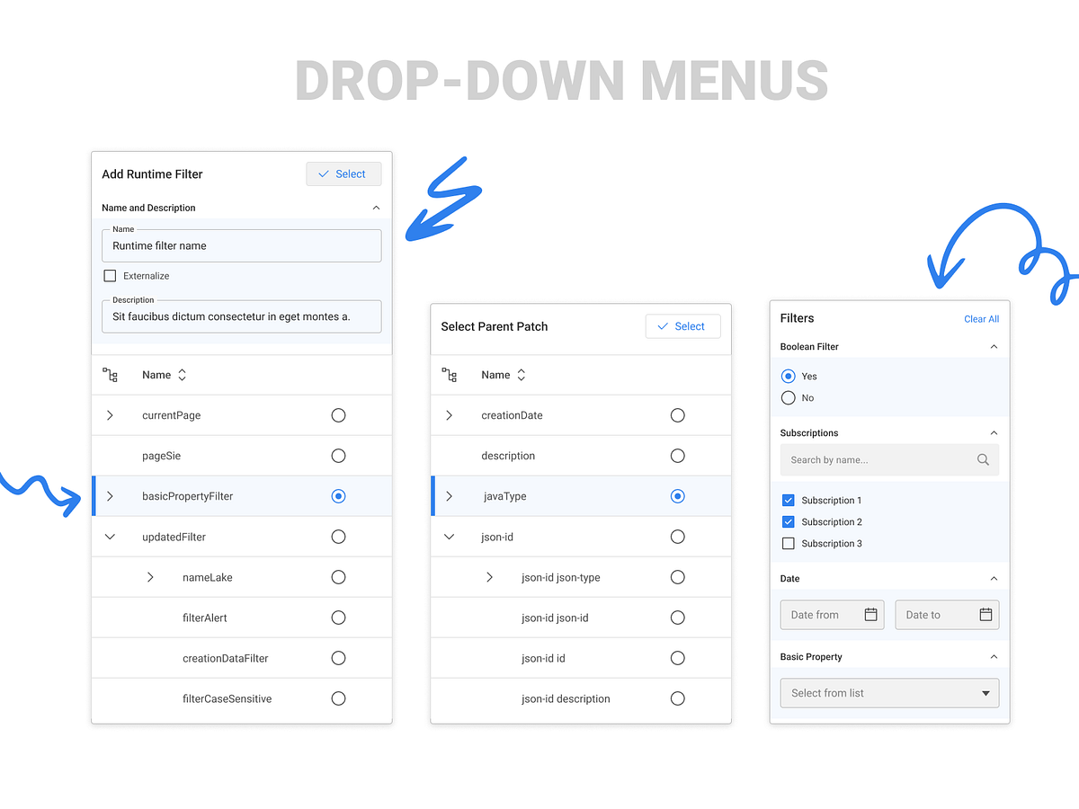 Drop Down Menu designs, themes, templates and downloadable graphic ...
