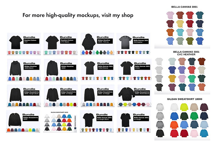 NO TAG-18000 Size Chart, Sweatshirt Size Chart, Gildan 18000 Size