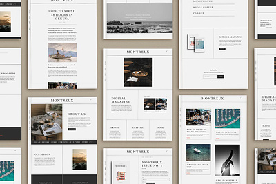 Montreux Squarespace 7.1 Template editorial editorial template squarespace squarespace template template website website design website mockup website template