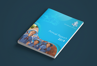 AHS Annual Report annual report design document design graphic design identity print design report