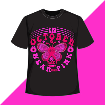 Cancer awareness t shirt design sticker