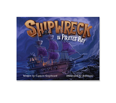 Shipwreck in Pirates Bay characterdesign childrensbooks childrensillustrator illustration illustrator