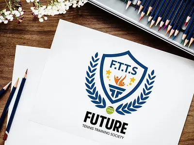 Tennis Academy Brand Design branding flatistic latest trend minimalistic trend 2023