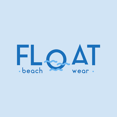 FLOAT - BEACH WEAR LOGO apparel logo branding design graphic design illustration logo logo branding ui ux vector